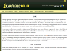 Tablet Screenshot of evidenciasonline.org